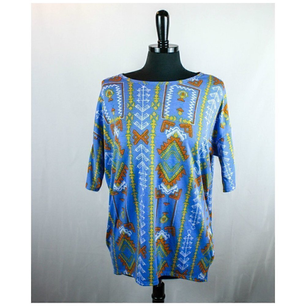 LuLaRoe Tunic Top Geometric Print Size XS